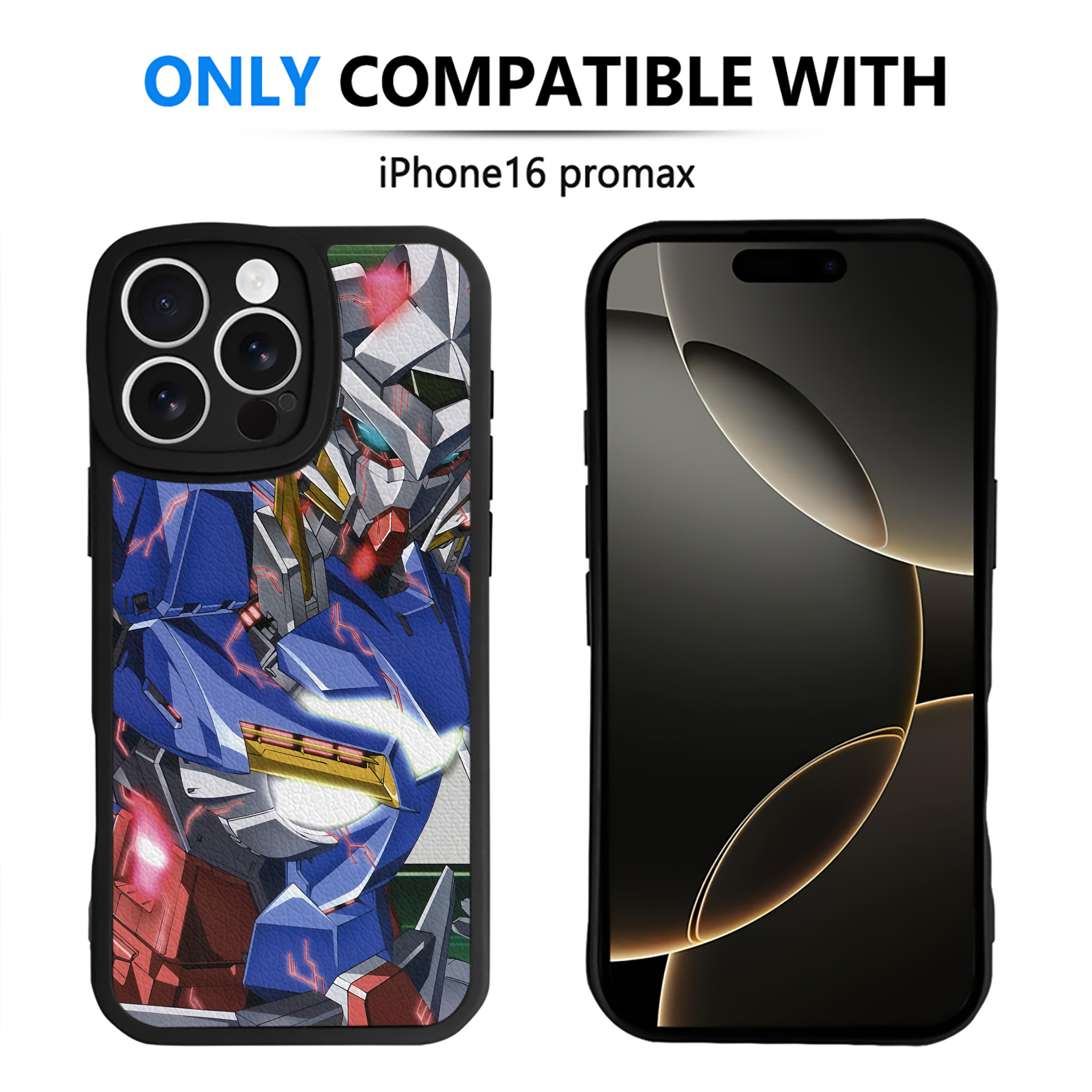 （画像用） 機動戦士ガンダム Mobile Suit Gundam 【iPhone 16シリーズ対応】シリコンスマホケース（レザー調） 材質：シリコン